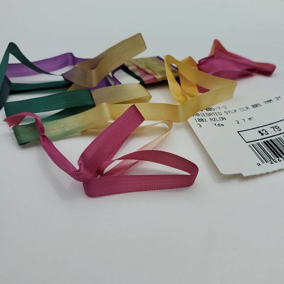 Mokuba Variegated Embroidery Ribbon 7mm color 005 - Picture 1 of 8